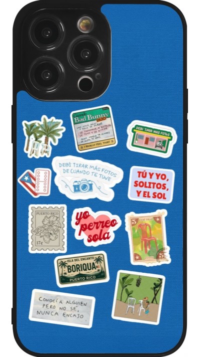 Coque iPhone 14 Pro Max - Silicone rigide noir Seals of the Dominican Republic DTMF