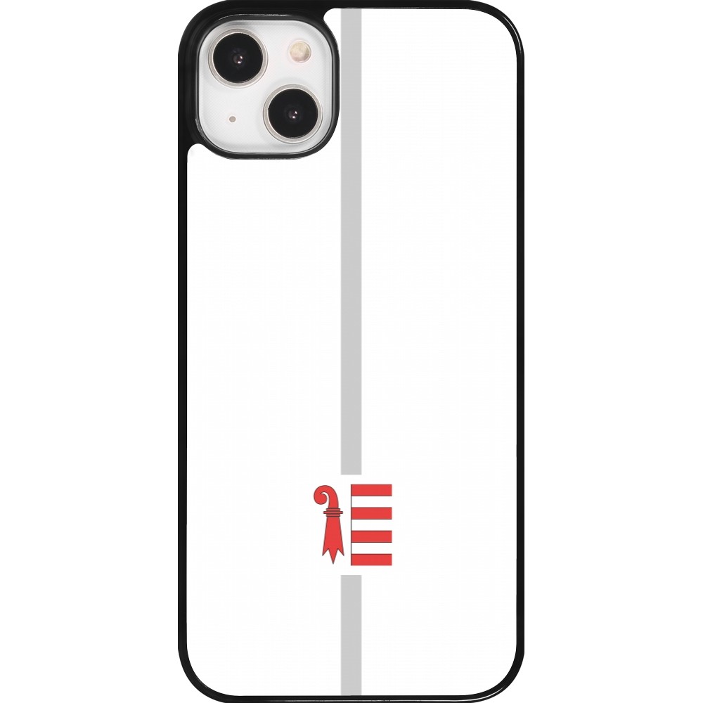 Coque iPhone 14 Plus - Canton JU blanc