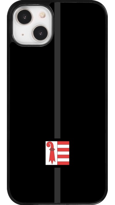 Coque iPhone 14 Plus - Canton JU noir