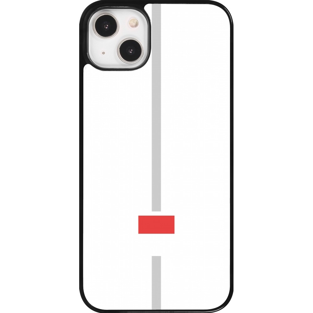 Coque iPhone 14 Plus - Canton SO blanc