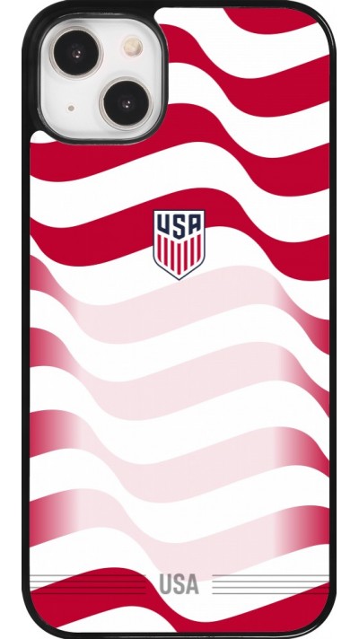 Coque iPhone 14 Plus - Maillot de football États-Unis 2026 personnalisable