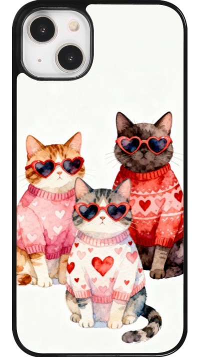 Coque iPhone 14 Plus - Saint Valentines Day 26 Cat Love