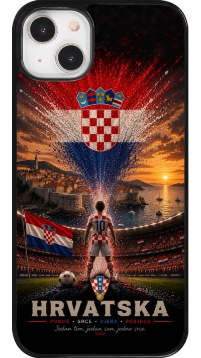 Coque iPhone 14 Plus - Football Croatie splash 2026