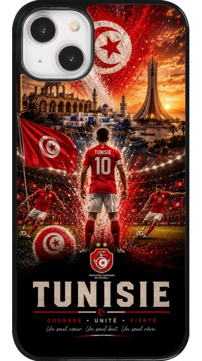 Coque iPhone 14 Plus - Football Tunisie splash 2026