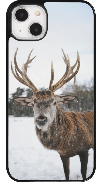 iPhone 14 Plus Case Hülle - Winter 25 Winter reindeer