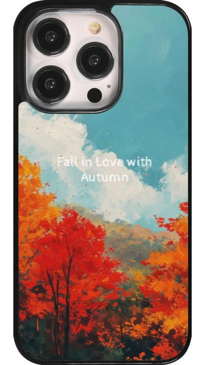 Coque iPhone 14 Pro - Autumn 25 Fall in love