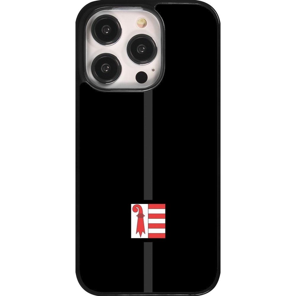 Coque iPhone 14 Pro - Canton JU noir