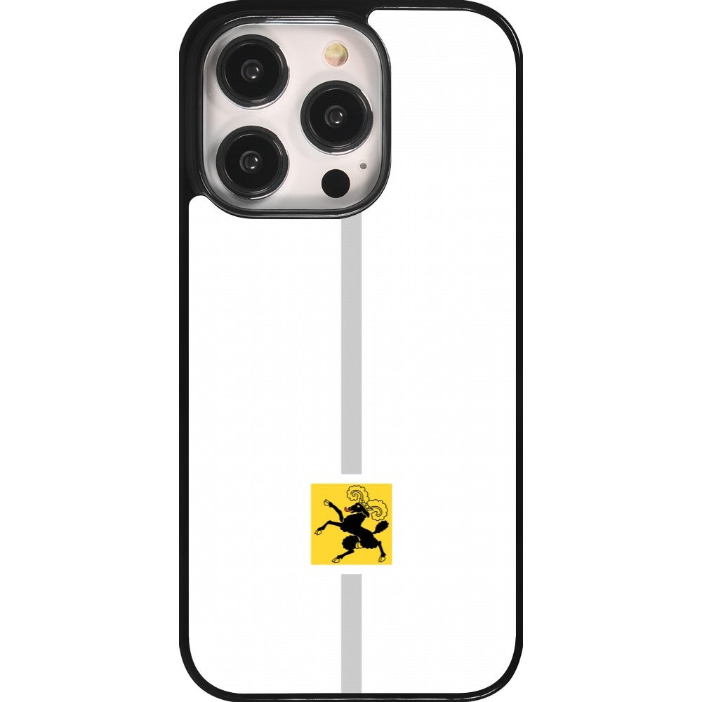 Coque iPhone 14 Pro - Canton SH blanc