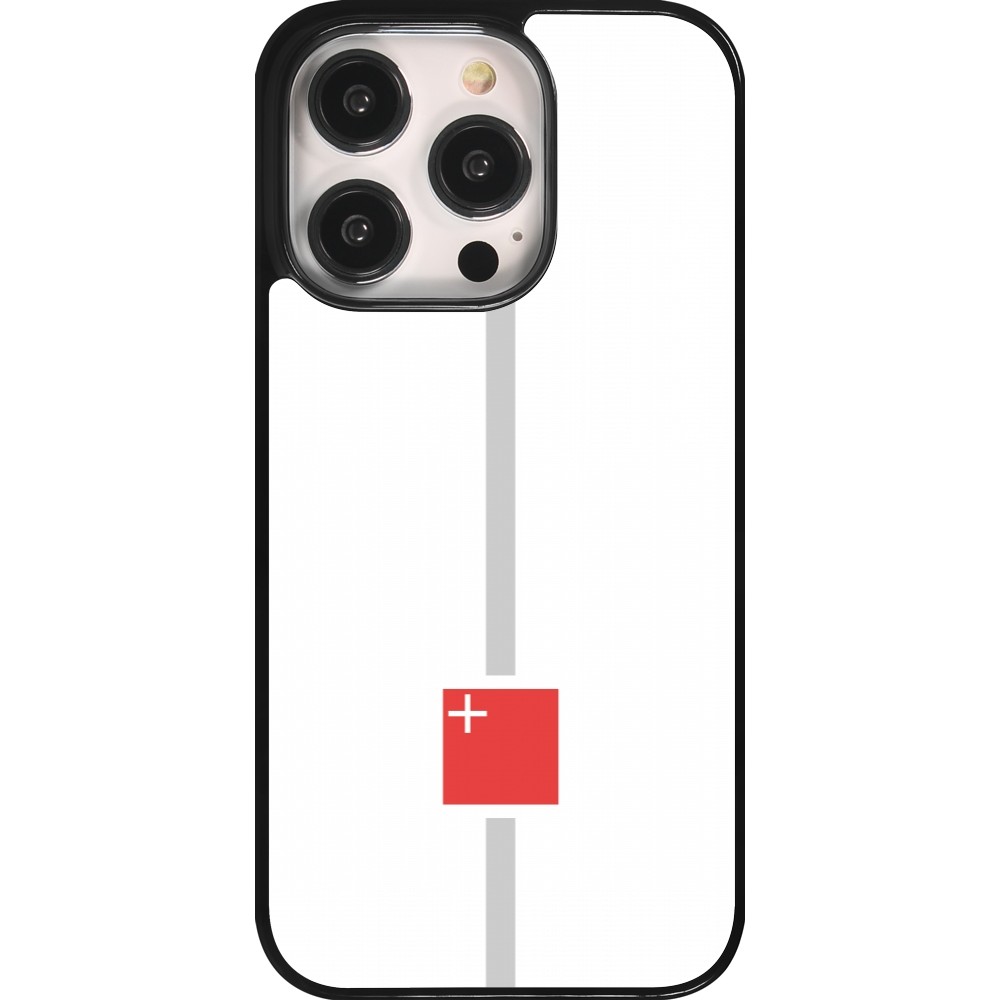 Coque iPhone 14 Pro - Canton SZ blanc