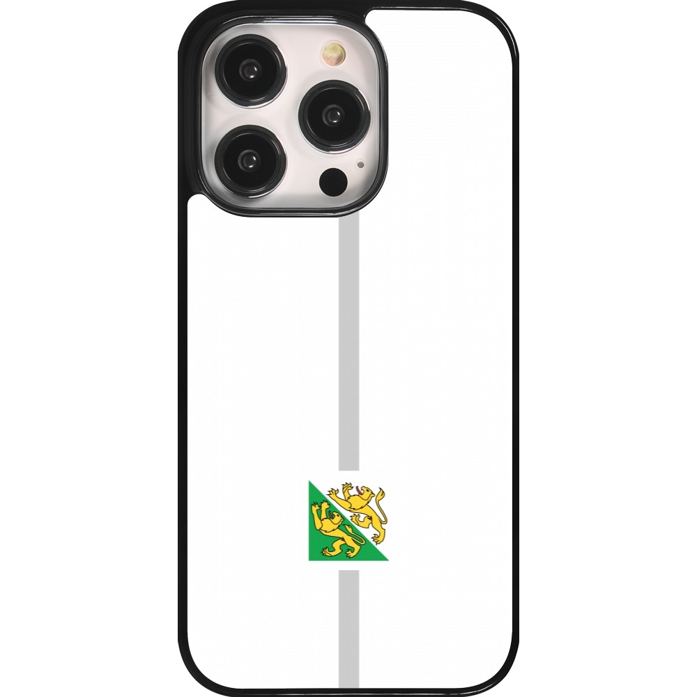 Coque iPhone 14 Pro - Canton TG blanc