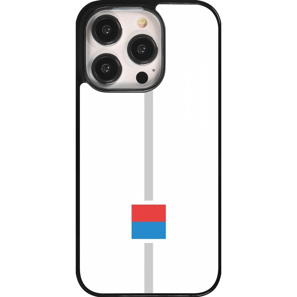 Coque iPhone 14 Pro - Canton TI blanc