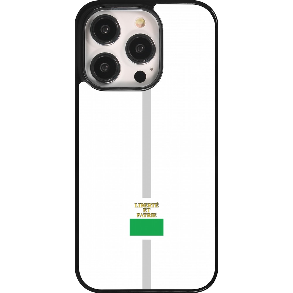 Coque iPhone 14 Pro - Canton VD blanc
