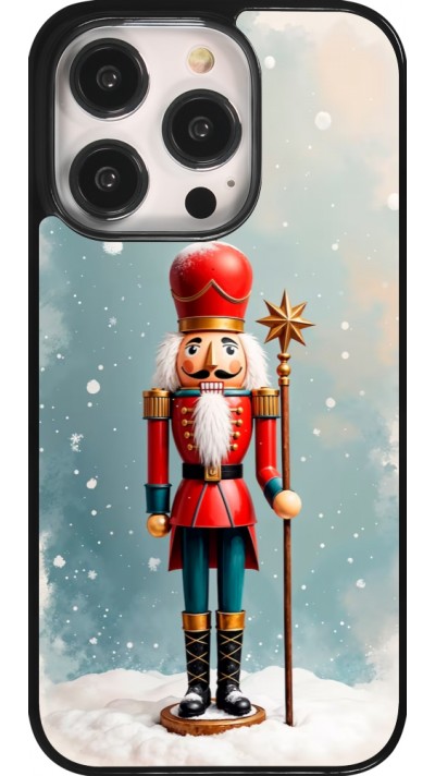 iPhone 14 Pro Case Hülle - Christmas 25 Nutcracker Snow