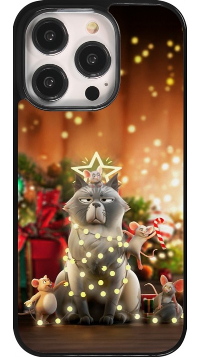 iPhone 14 Pro Case Hülle - Christmas 25 Xmas Cat