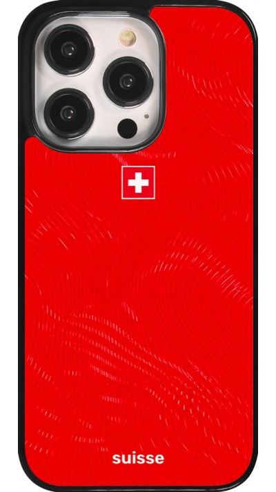 iPhone 14 Pro Case Hülle - Schweiz 2026 personalisierbares Fussballtrikot