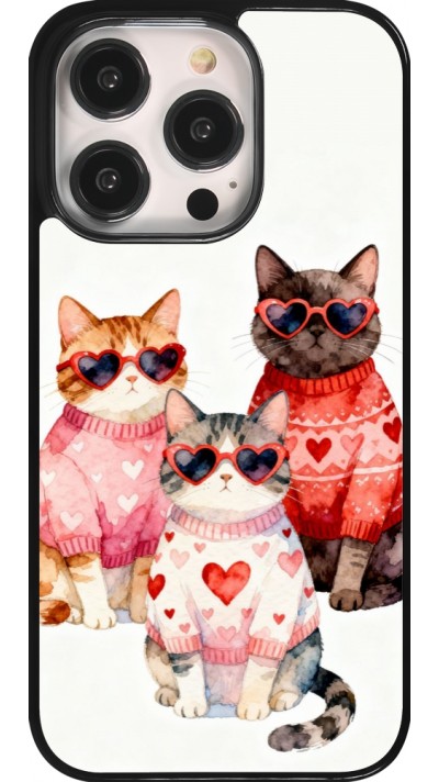 iPhone 14 Pro Case Hülle - Saint Valentines Day 26 Cat Love