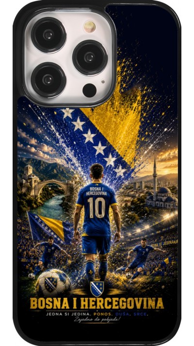 iPhone 14 Pro Case Hülle - Fussball Bosnien und Herzegowina splash 2026