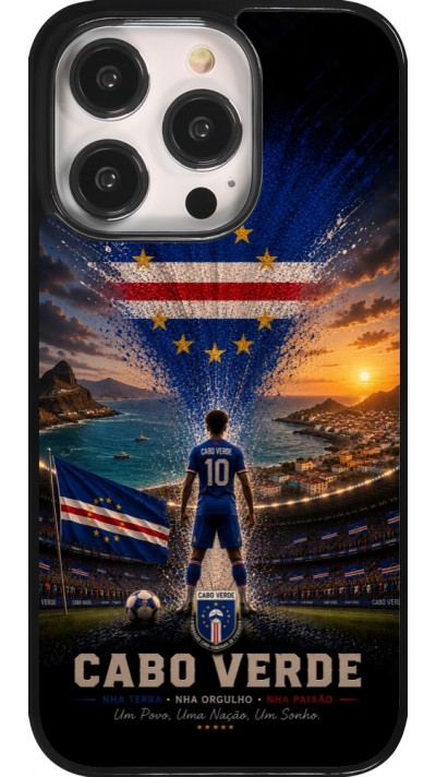 iPhone 14 Pro Case Hülle - Fussball Kap Verde splash 2026