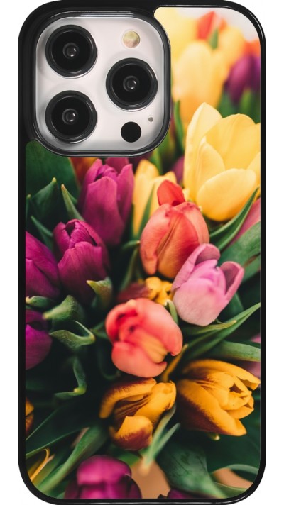 iPhone 14 Pro Case Hülle - Bouquet of tulips Spring 2026