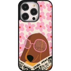 iPhone 14 Pro Case Hülle - Dog with newspaper Spring 2026