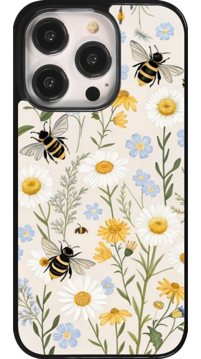 iPhone 14 Pro Case Hülle - Pattern bees Spring 2026