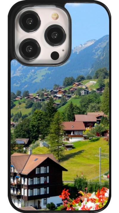 Coque iPhone 14 Pro - Fête Nationale Suisse Paysage