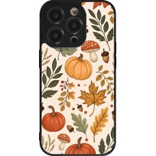 iPhone 14 Pro Case Hülle - Silikon schwarz Autumn 25 Autumn pattern