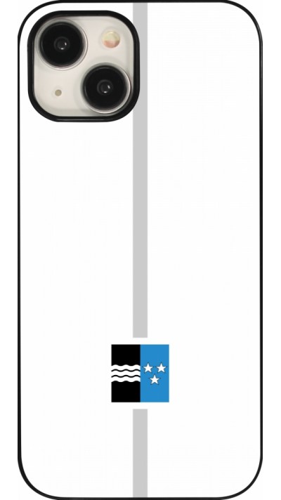 Coque iPhone 15 - Canton AG blanc