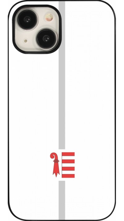 Coque iPhone 15 - Canton JU blanc