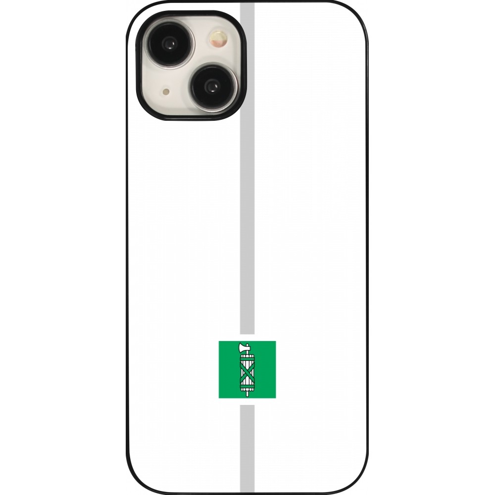 Coque iPhone 15 - Canton SG blanc