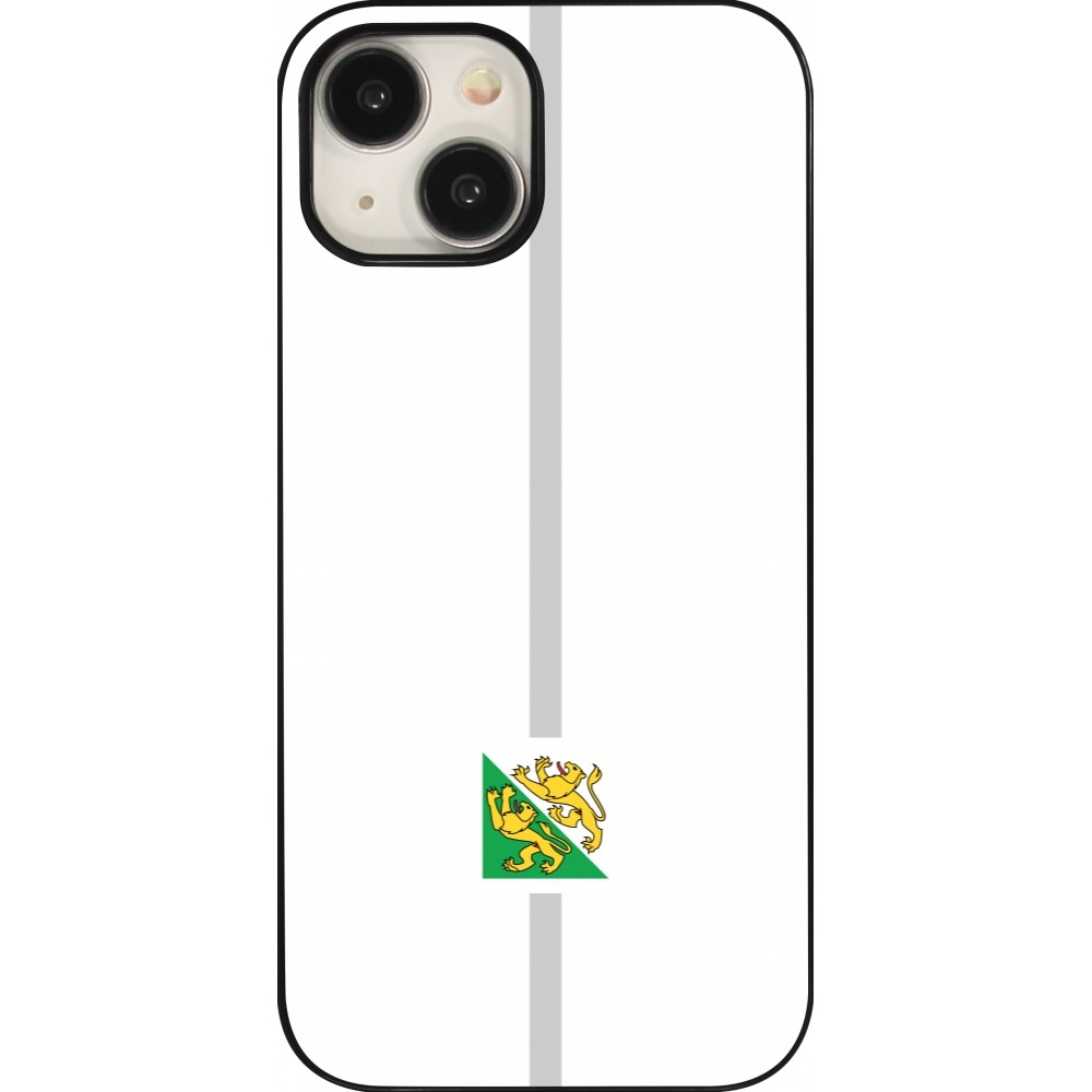 Coque iPhone 15 - Canton TG blanc