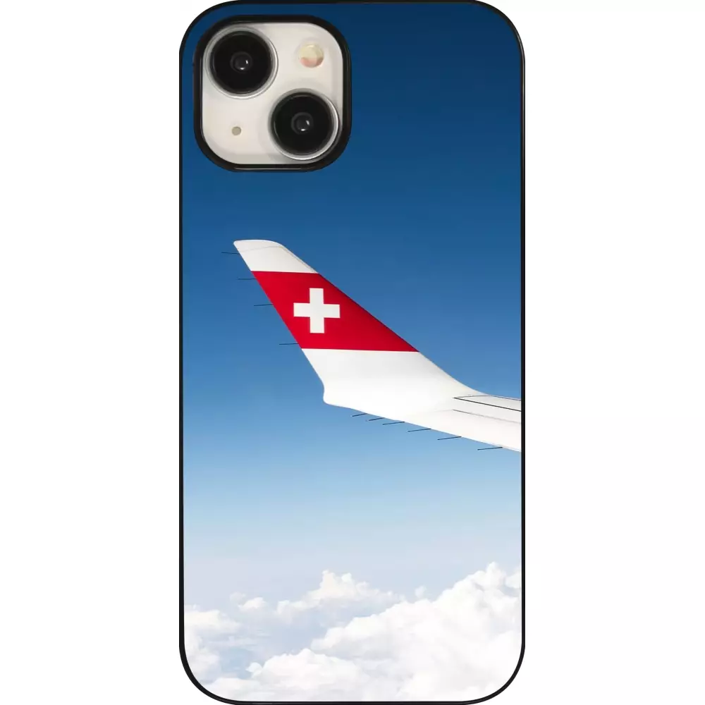 Coque iPhone 15 - Fête Nationale Suisse Sky Swiss Flag