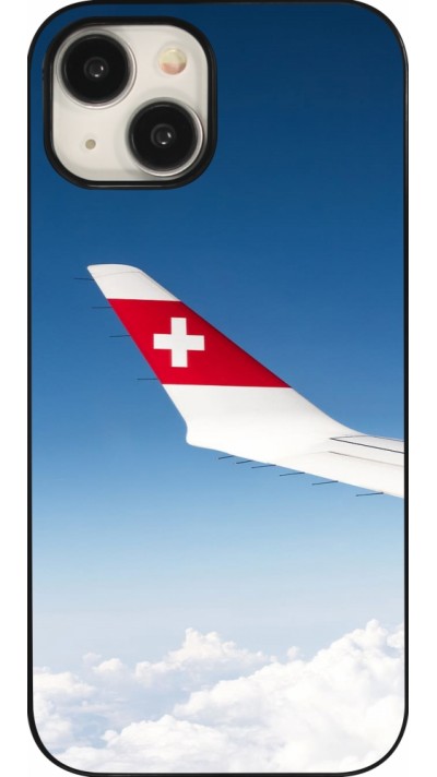 Coque iPhone 15 - Fête Nationale Suisse Sky Swiss Flag