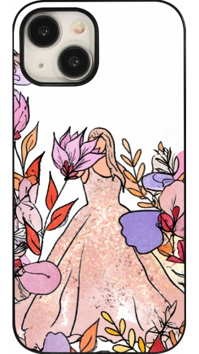 Coque iPhone 15 - Taylor Swift Sketch - White
