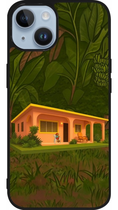 iPhone 15 Case Hülle - Silikon schwarz Benitos house DTMF