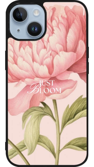 iPhone 15 Case Hülle - Silikon schwarz Just Bloom Spring 2026
