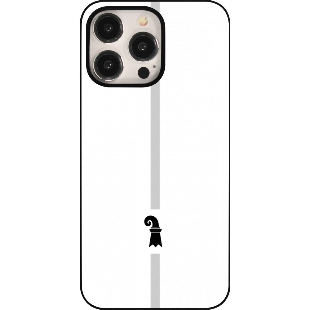 Coque iPhone 15 Pro Max - Canton BS blanc