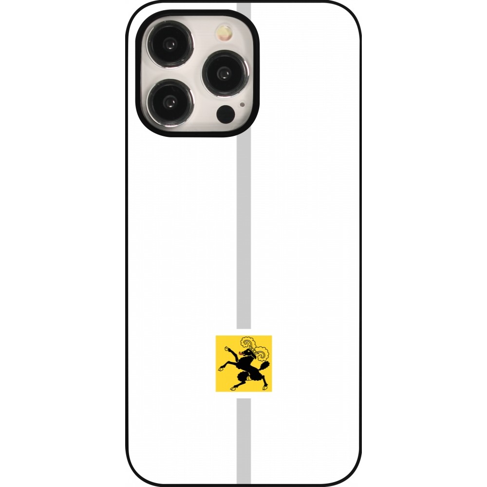 Coque iPhone 15 Pro Max - Canton SH blanc