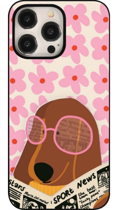 iPhone 15 Pro Max Case Hülle - Dog with newspaper Spring 2026