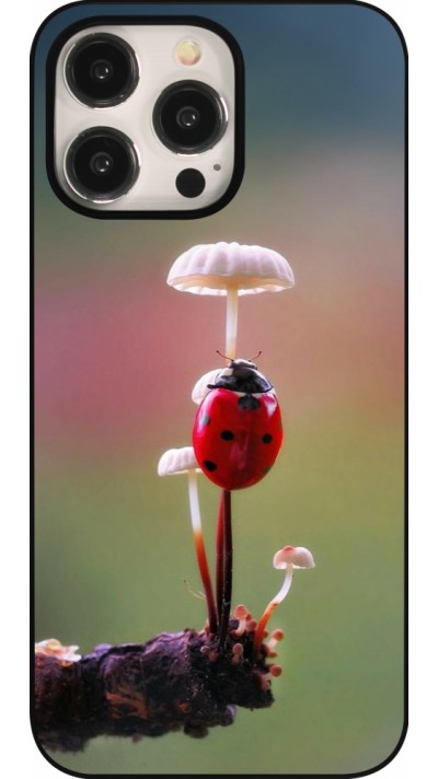 iPhone 15 Pro Max Case Hülle - Ladybird on a mushroom Spring 2026