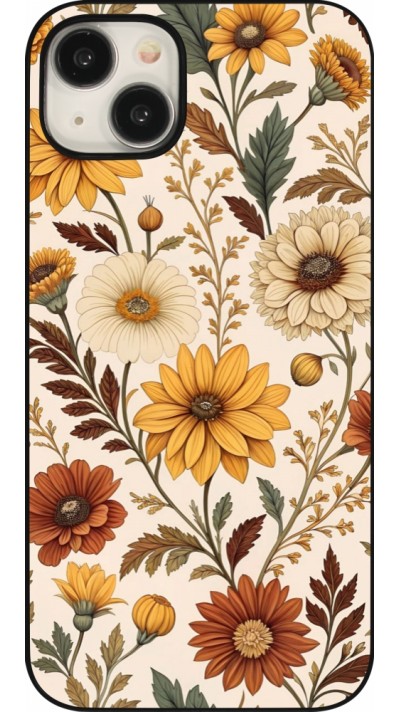 Coque iPhone 15 Plus - Autumn 25 Flower pattern