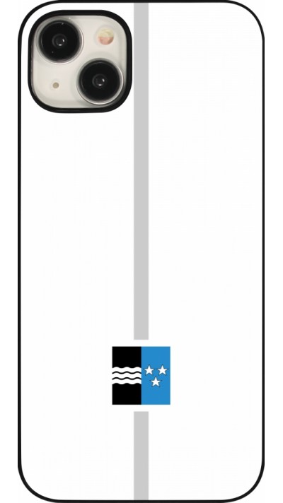 Coque iPhone 15 Plus - Canton AG blanc