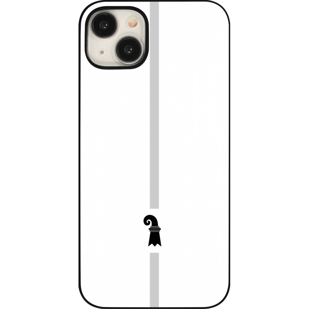 Coque iPhone 15 Plus - Canton BS blanc