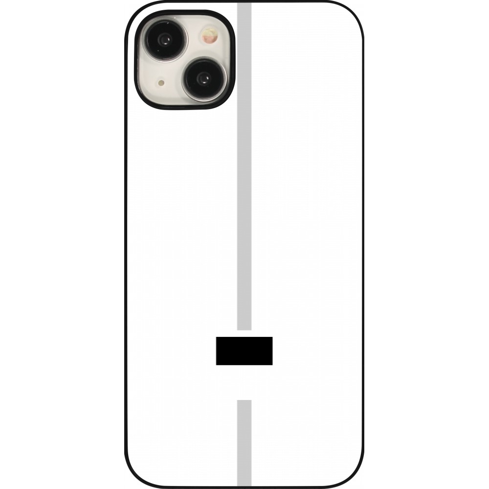 Coque iPhone 15 Plus - Canton FR blanc