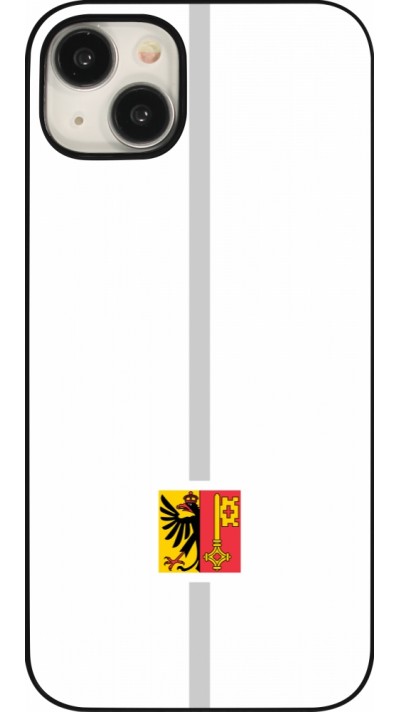 Coque iPhone 15 Plus - Canton GE blanc