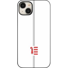 Coque iPhone 15 Plus - Canton JU blanc