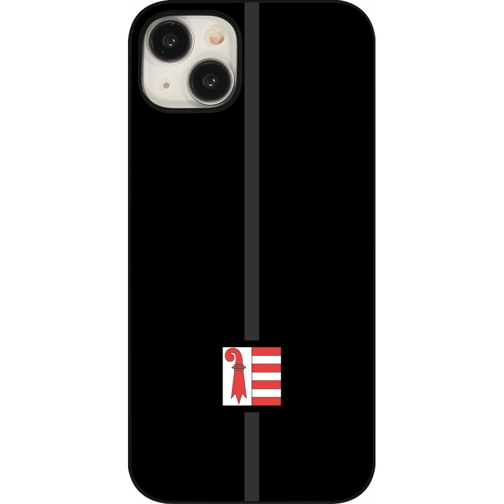 Coque iPhone 15 Plus - Canton JU noir