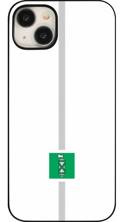 Coque iPhone 15 Plus - Canton SG blanc