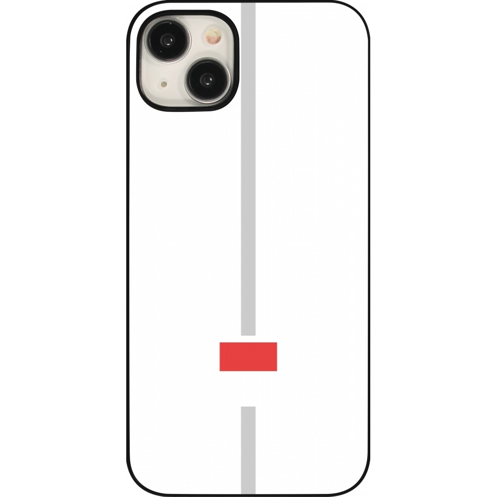 Coque iPhone 15 Plus - Canton SO blanc