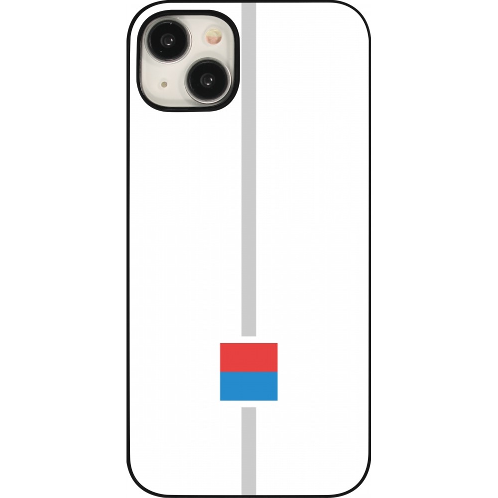 Coque iPhone 15 Plus - Canton TI blanc